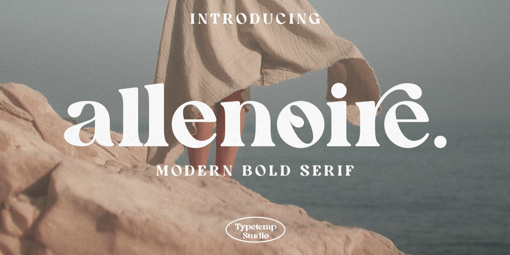 Allenoire font