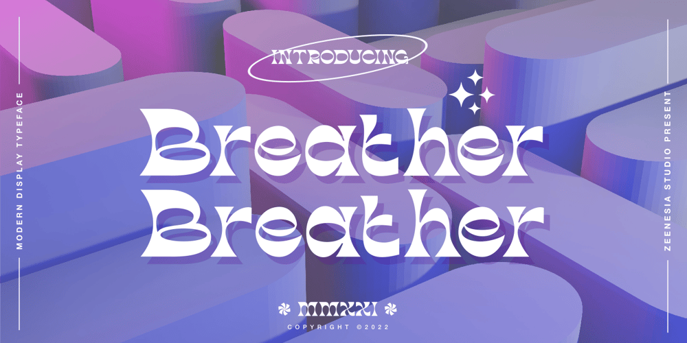 Breather font