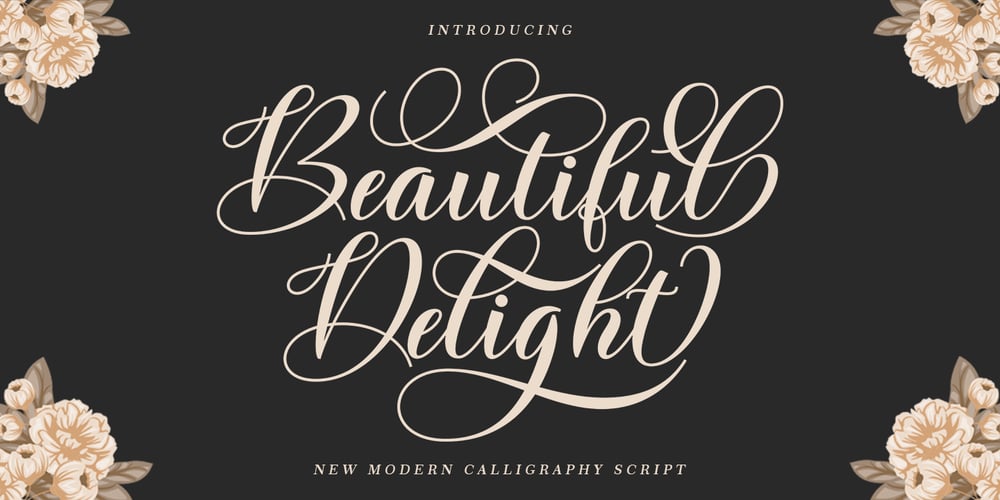 Beautiful Delight font
