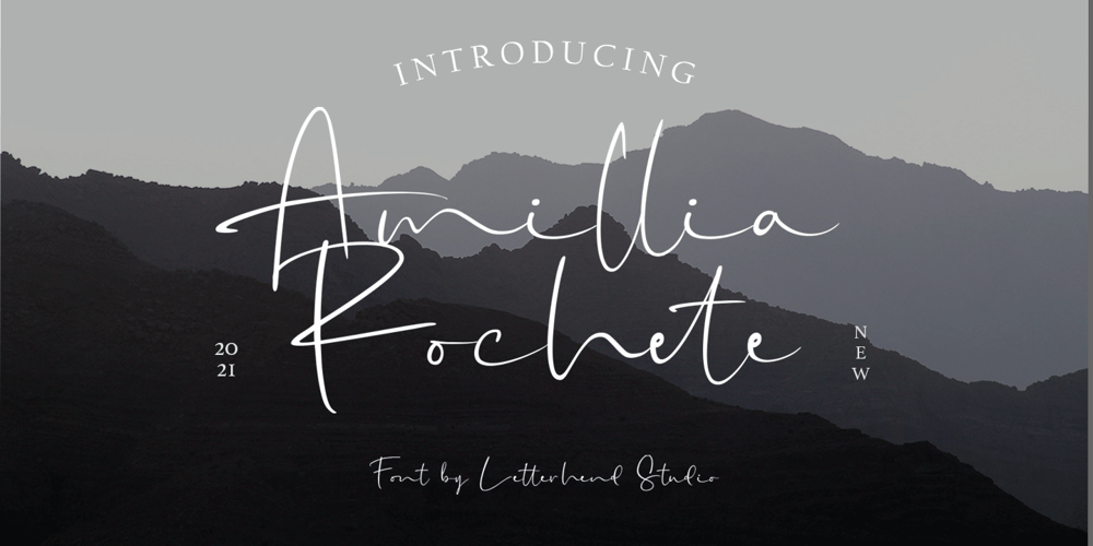 Amillia Rochete font
