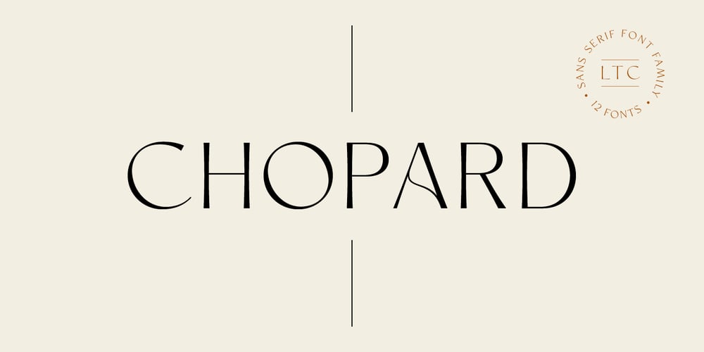 Chopard font