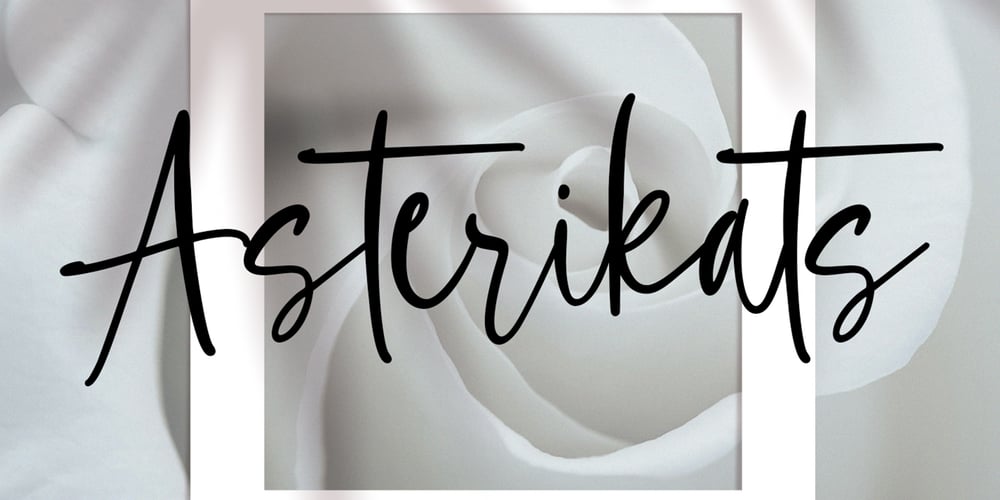 Asterikats font