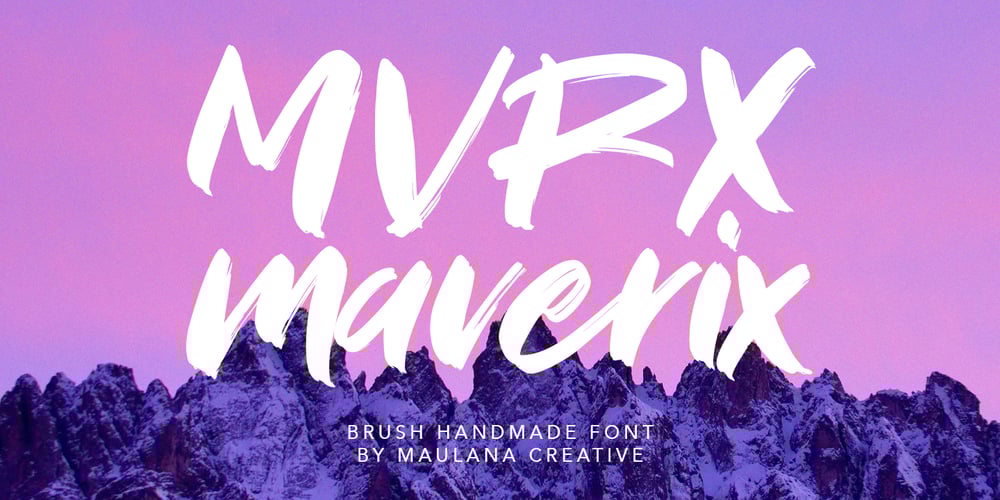 MVRX maverix font