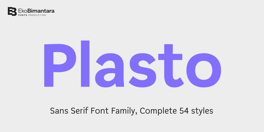 Plasto font
