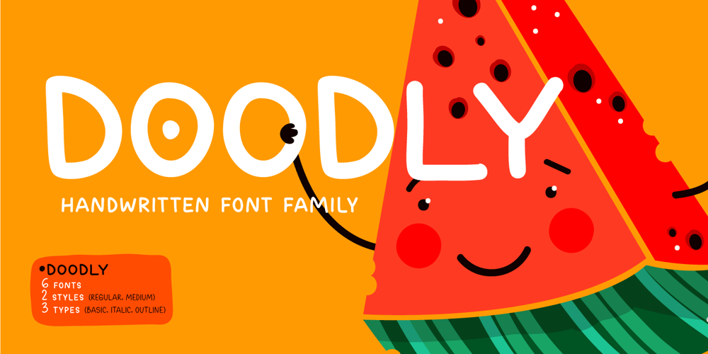 Doodly font