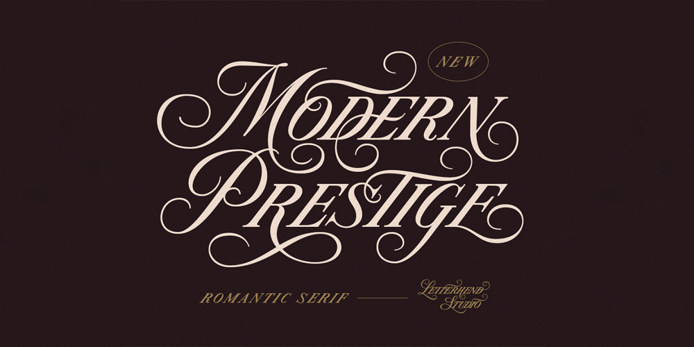 Modern Prestige font