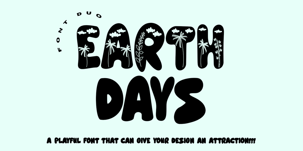 Earth Days font