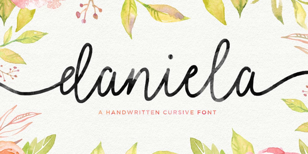 Daniela Script font