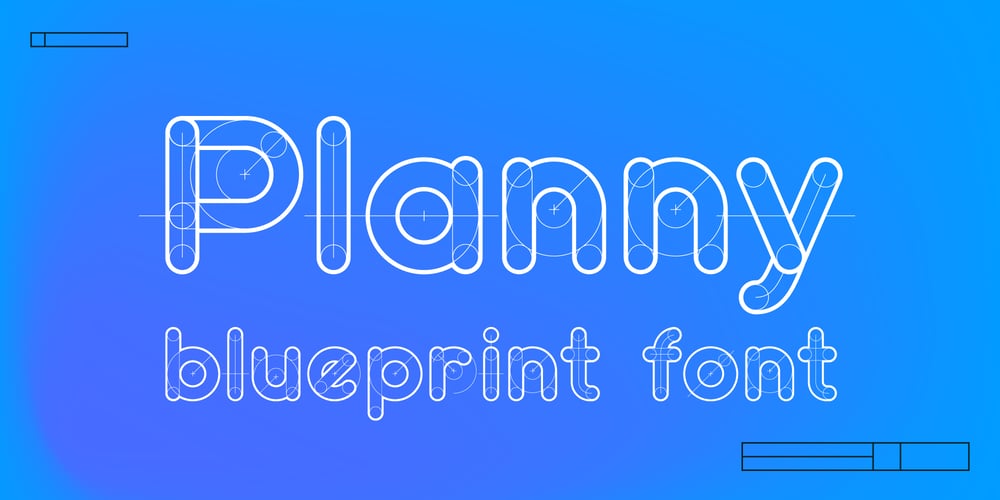 Planny font