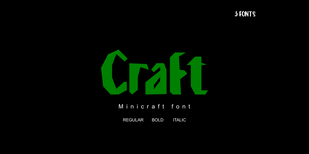 Craft font