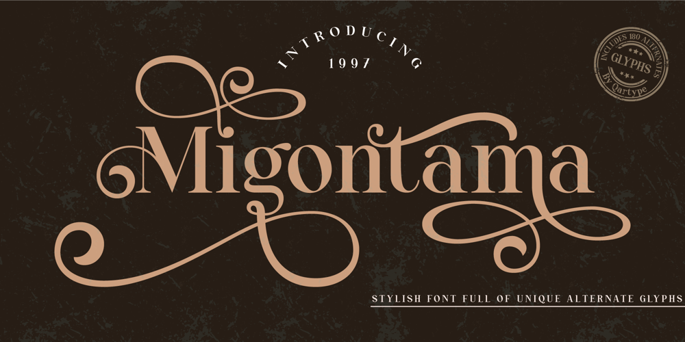 Migontama font