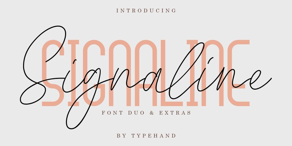 Signaline font