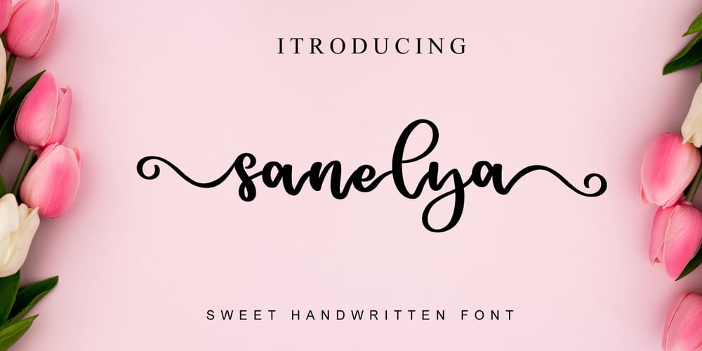 Sanelya font