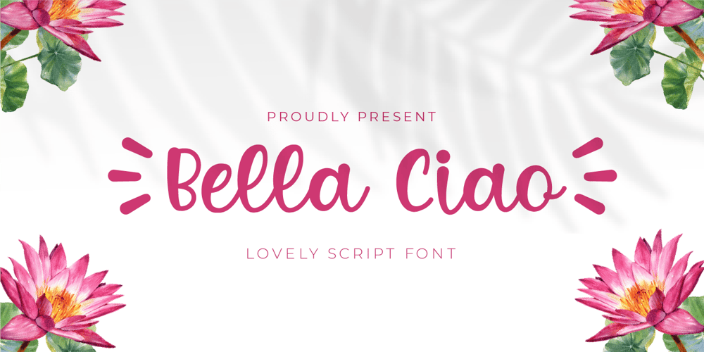 Bella Ciao font