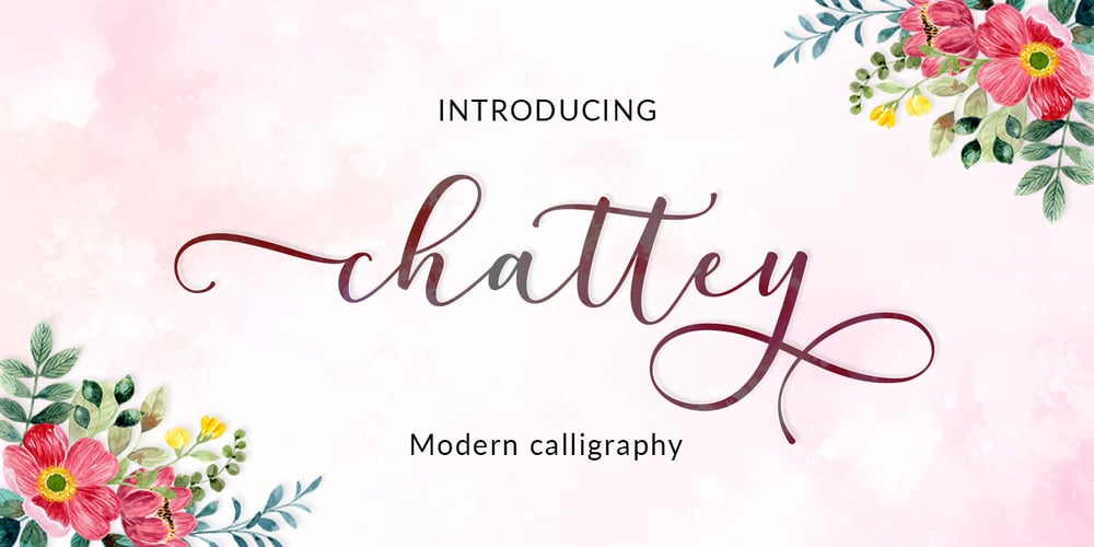 Chattey font