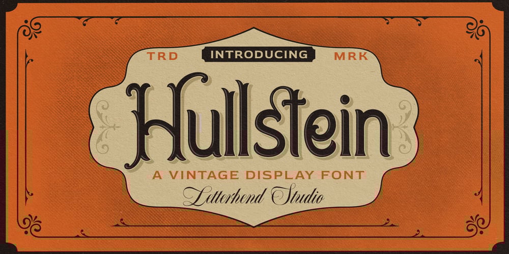 Hullstain font