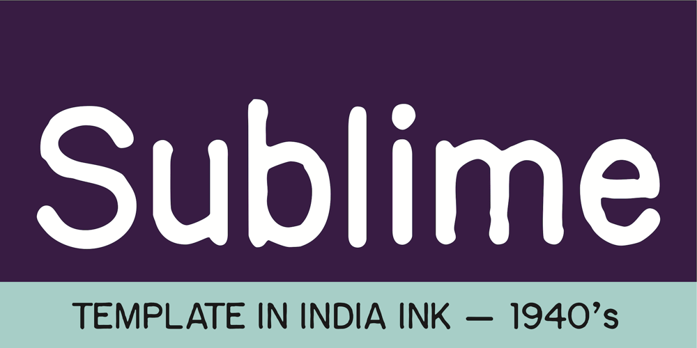 Sublime font
