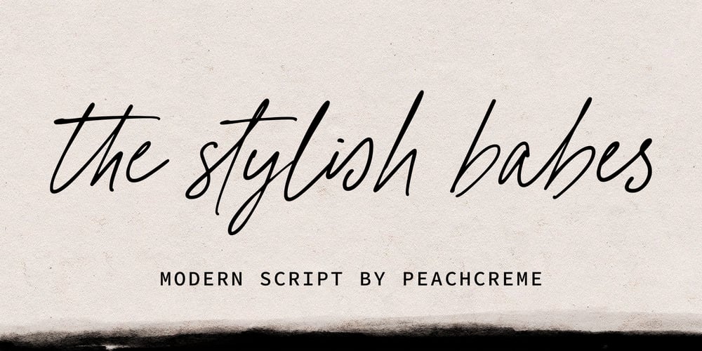 The Stylish Babes font