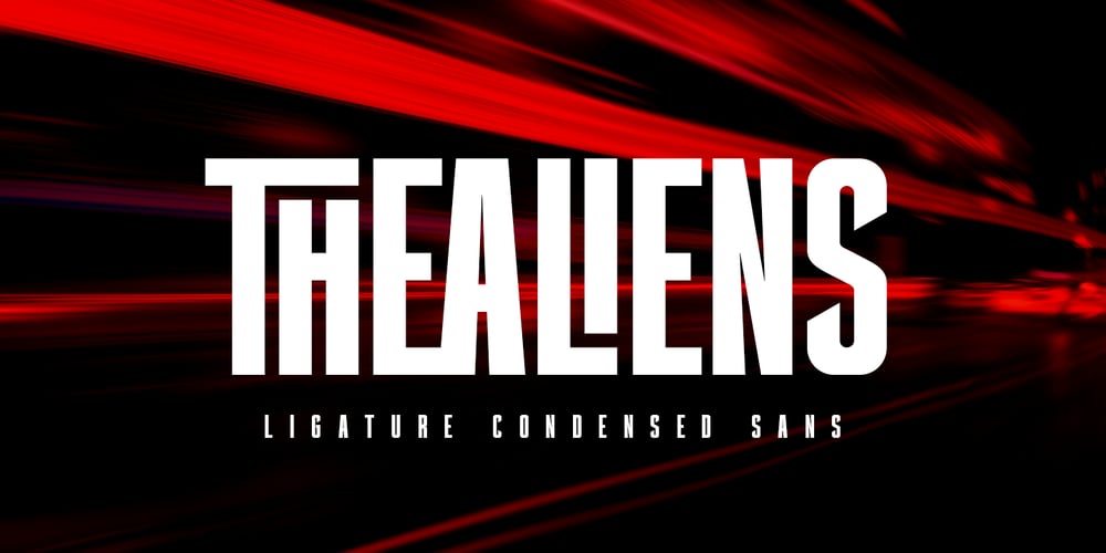 Thealiens font