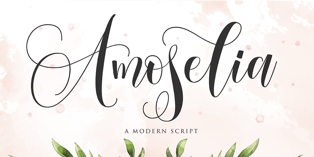 Amoselia font