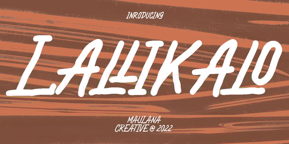 Lallikalo font