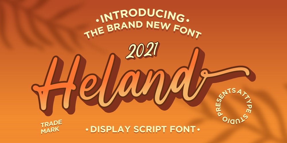 Heland font
