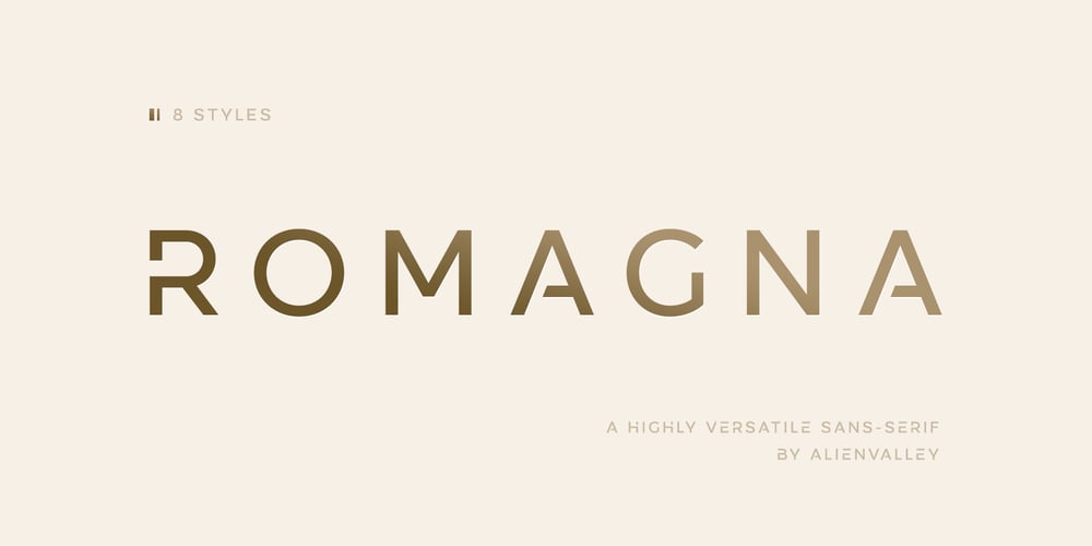 Romagna font
