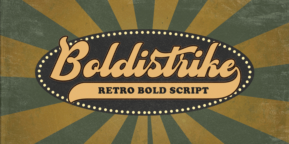 Boldistrike font