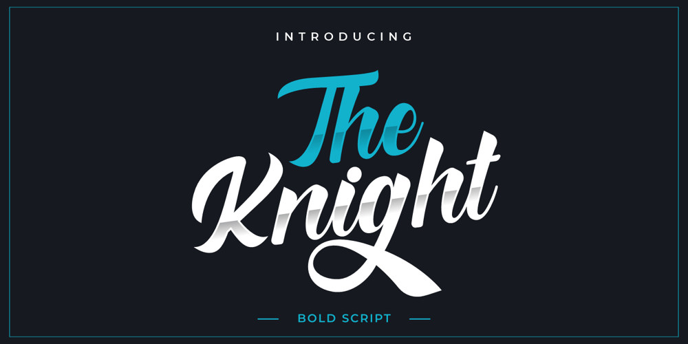 The Knight font