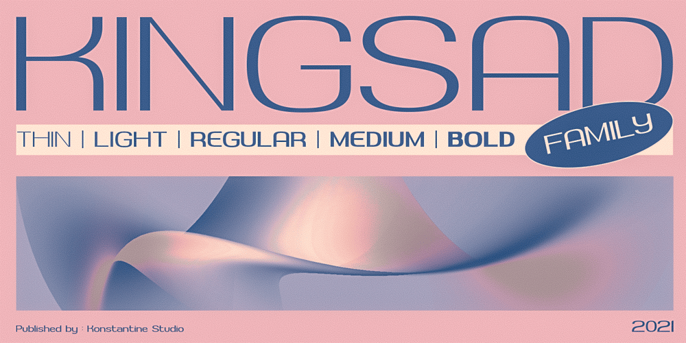 Kingsad font