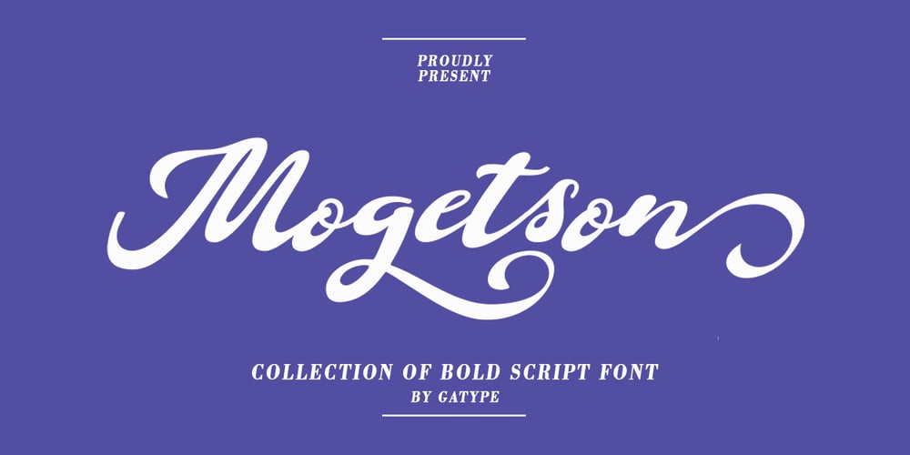 Mogetson font