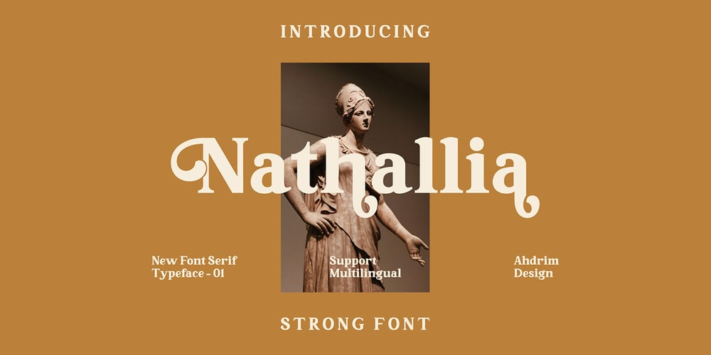 Nathallia font