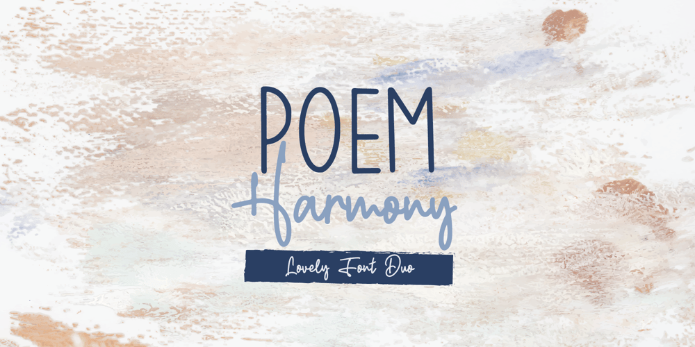 Poem Harmony font