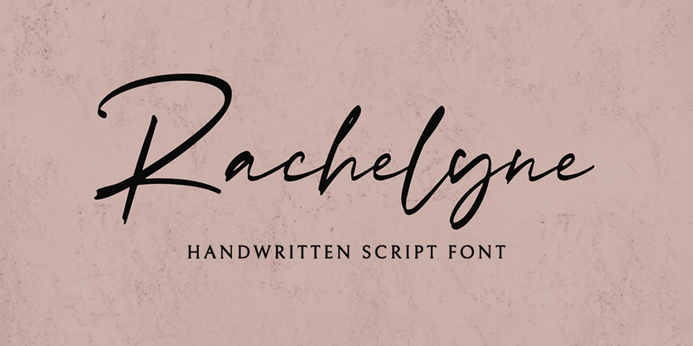 Rachelyne font