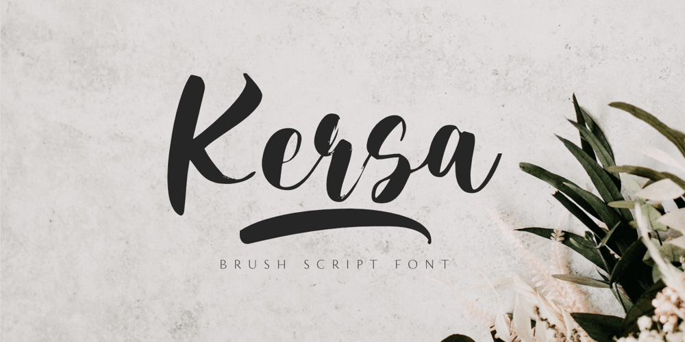 Kersa font