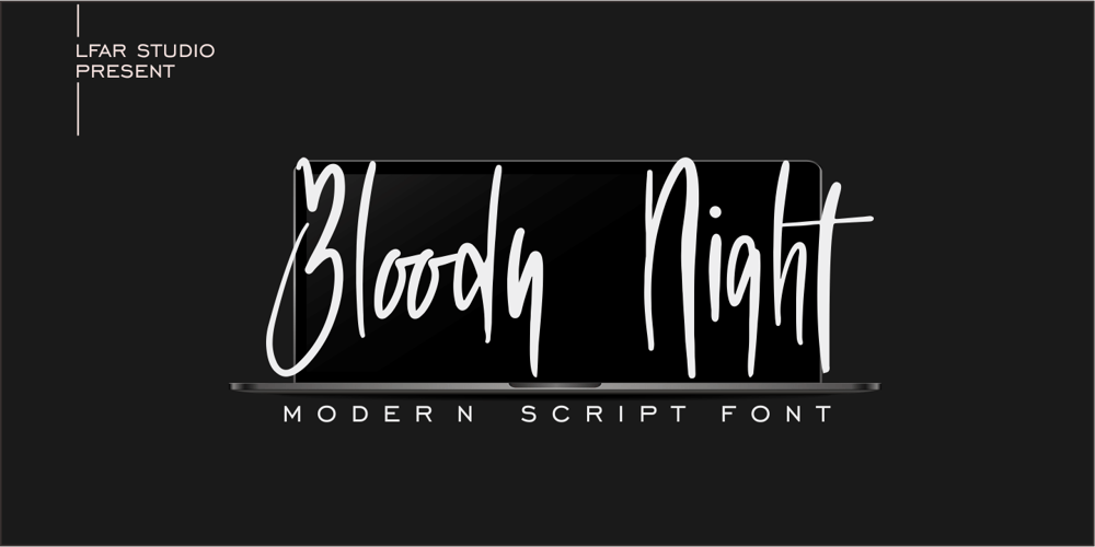Bloody Night font
