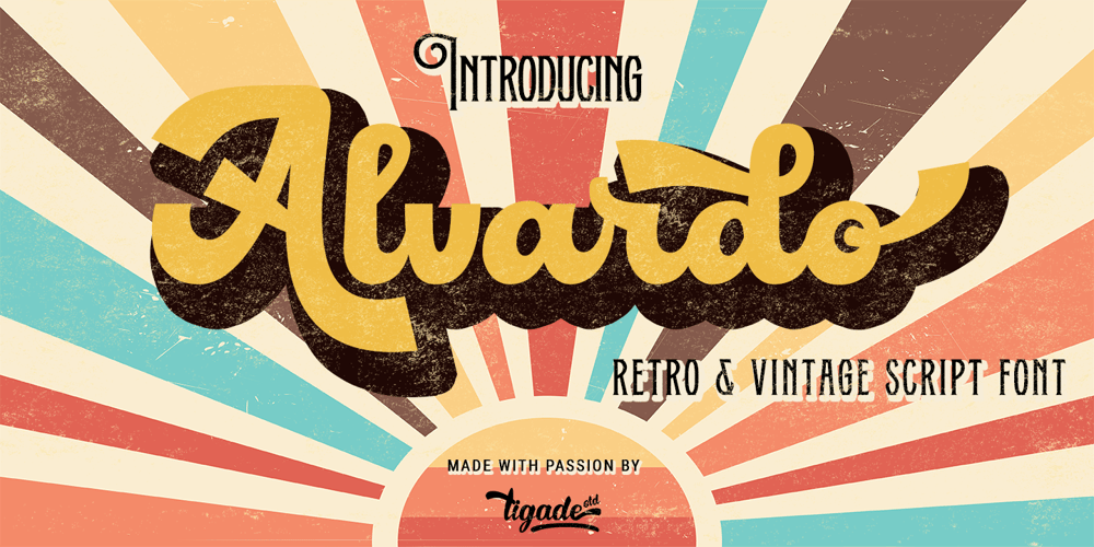 Alvardo font