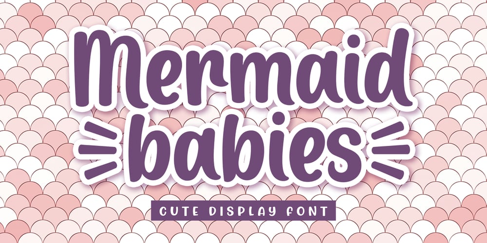 Mermaid Babies font