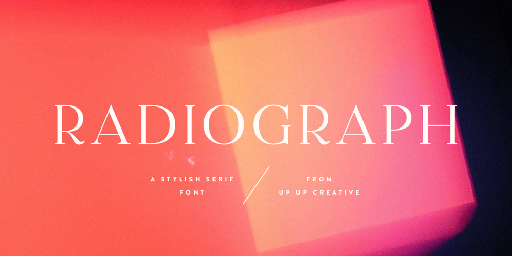 Radiograph font