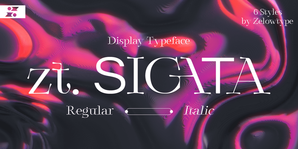 Zt Sigata font