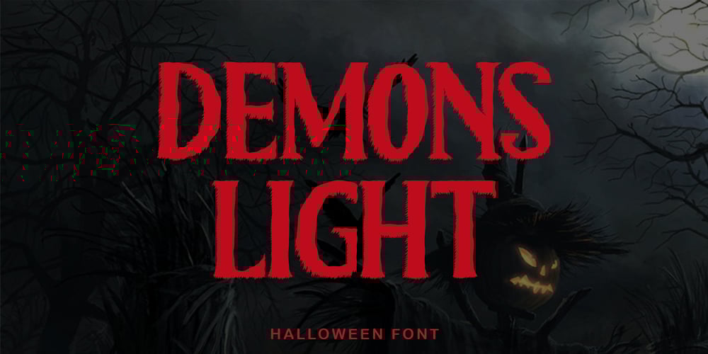 Demons Light font