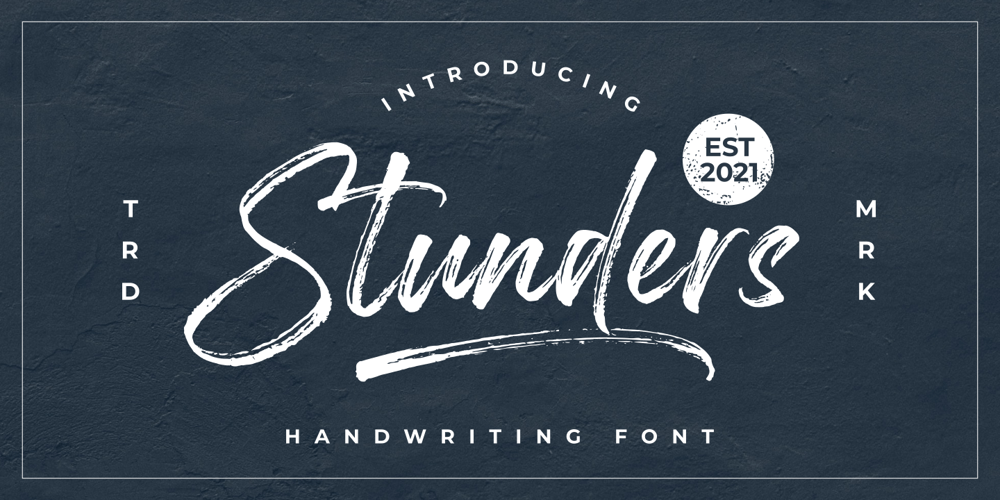 Stunders font