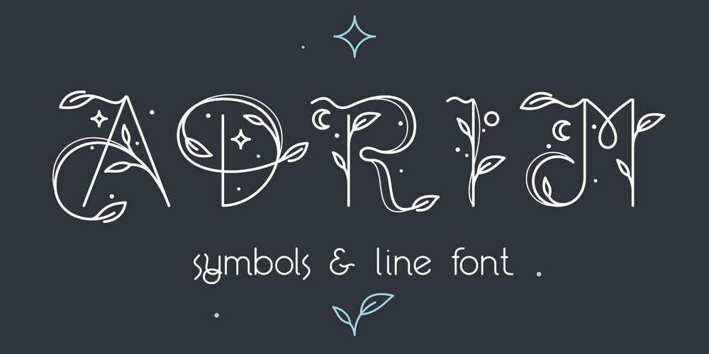 Adrim font