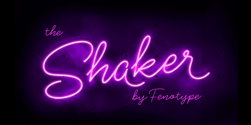 Shaker Script font