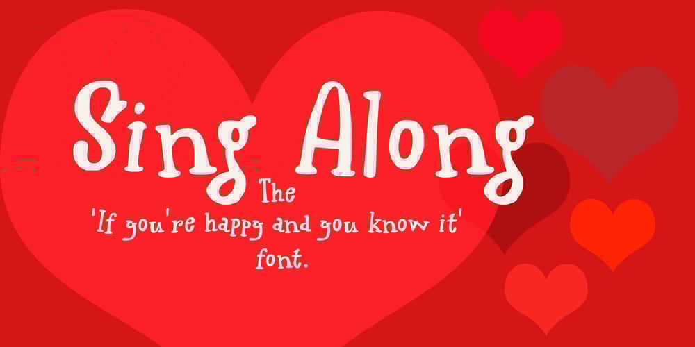 Sing Along font