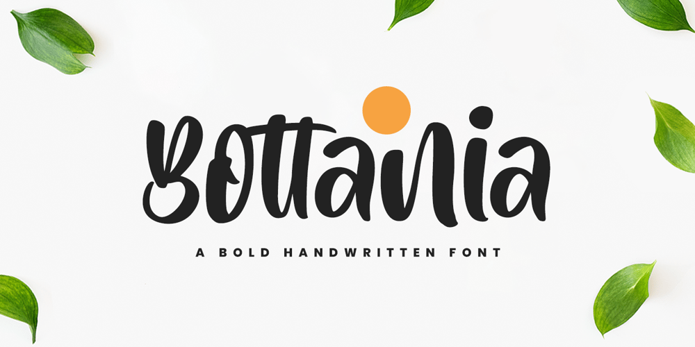 Bottania font