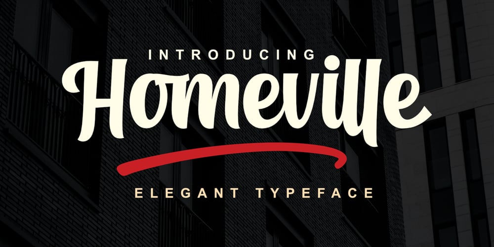 Homeville font