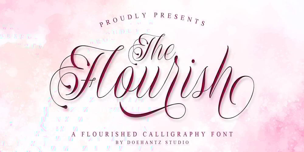 The Flourish font