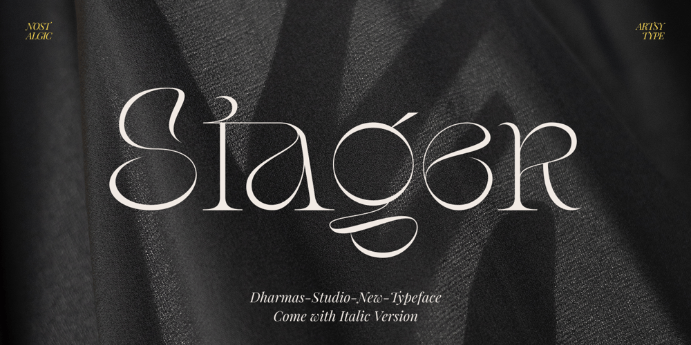 Stager font