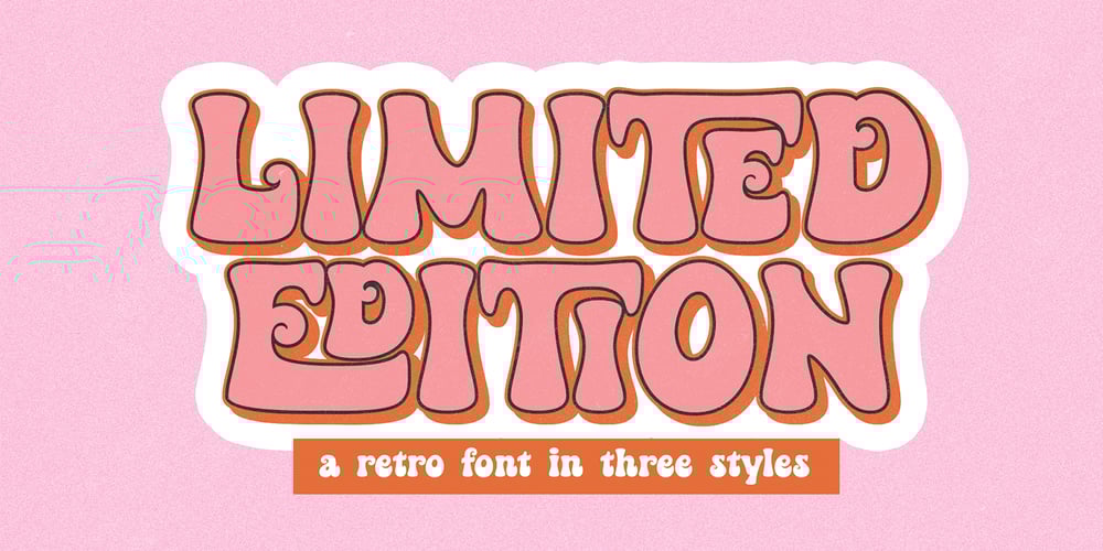 Limited Edition font